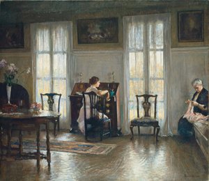 Mother and Mary by Edmund Charles Tarbell