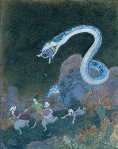 A Serbian Fairy Tale: The Episode of the Snake by Edmund Dulac