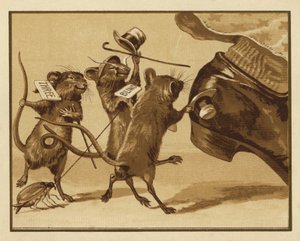 Illustration for Three Blind Mice by Edmund G. Caldwell