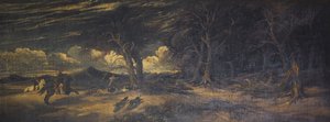 Wild Boar Hunt at Xanthus in Lycia, c.1845