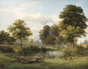 A Scene at Muswell Hill by Edmund Gill