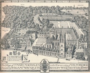 Magdalen College, Oxford by Edmund Hort New