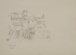 Sketch of the Yard Behind the Warden