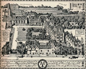 Trinity College, Oxford, 1905 by Edmund Hort New