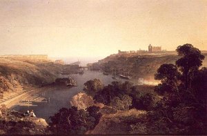 View of Whitby by Edmund John Niemann