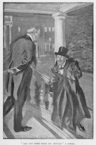Illustration for Dr Jekyll and Mr Hyde by R L Stevenson by Edmund Joseph Sullivan