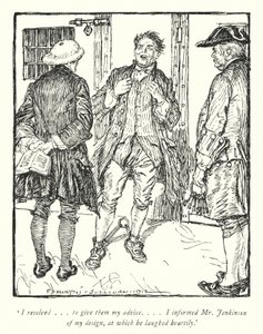 Illustration for The Vicar of Wakefield by Oliver Goldsmith by Edmund Joseph Sullivan