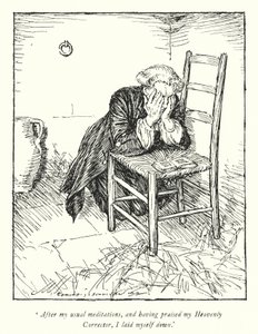 Illustration for The Vicar of Wakefield by Oliver Goldsmith by Edmund Joseph Sullivan
