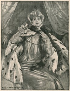 Sarah Bernhardt by Edmund Joseph Sullivan