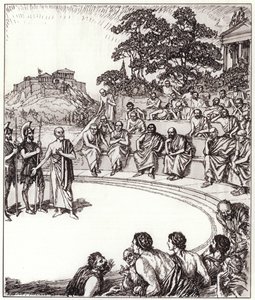 Socrates before his judges by Edmund Joseph Sullivan