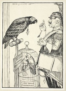 The Hymn of Hate (A little bit of sugar for the bird), illustration from The Kaiser