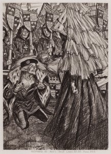 The Tragedy of King Richard III, Act I, Scene 2 by Edmund Joseph Sullivan