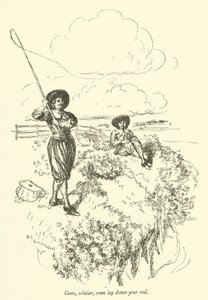 Come, scholar, come lay down your rod