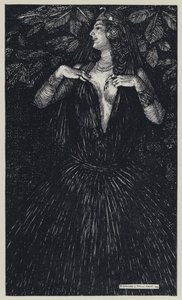 Tennyson, Illustration for A Dream of Fair Women and Other Poems by Edmund Joseph after Sullivan