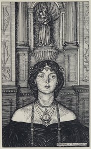 Tennyson, Illustration for A Dream of Fair Women and Other Poems