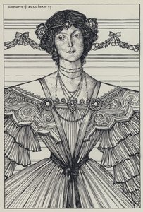 Illustration for A Dream of Fair Women and Other Poems by Edmund Joseph after Sullivan