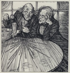 Illustration for A Dream of Fair Women and Other Poems by Edmund Joseph after Sullivan