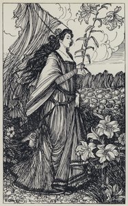 Illustration for A Dream of Fair Women and Other Poems by Edmund Joseph after Sullivan