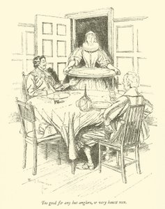 Too good for any but anglers, or very honest men by Edmund Joseph after Sullivan