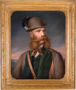 Portrait of Franz Joseph I of Austria in Hunting Attire