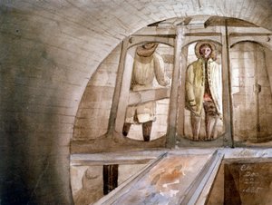 View of the Shield Used in the Construction of the Thames Tunnel, London