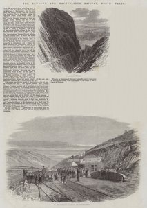 The Newtown and Machynlleth Railway, North Wales by Edmund Morison Wimperis