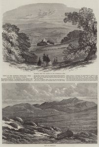 Views in the Scottish Highlands near Balmoral, the Braemar Gathering by Edmund Morison Wimperis