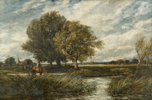 Watering Horses by Edmund Morison Wimperis