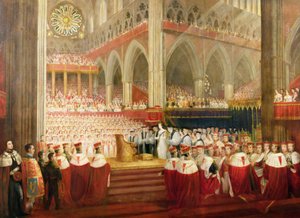 The Coronation of Queen Victoria, June 28th 1838 by Edmund Thomas Parris