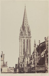 Church of Saint-Pierre, Caen, 1855 by Edouard-Denis Baldus