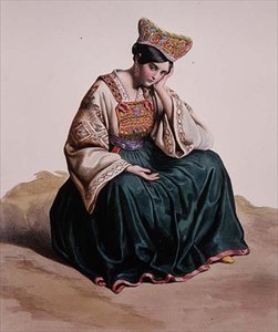Young girl in Calabrian dress