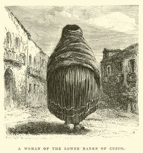 A woman of the lower ranks of Cuzco by Edouard (after) Riou