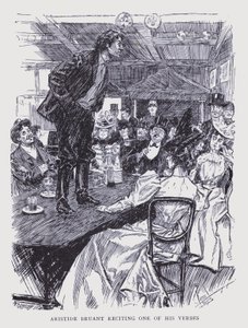 Bohemian Paris: Aristide Bruant Reciting One of His Verses by Edouard Alfred (1875 1954) Cucuel