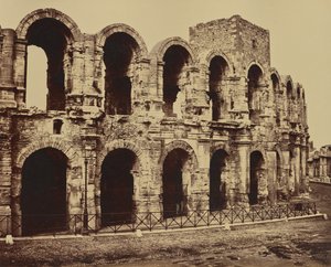 Arles. Amphitheater by Édouard Baldus