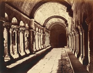 Arles. Cloister of St. Trophime by Édouard Baldus