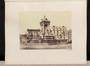 Fontaine Saint Sulpice (No. 76) by Édouard Baldus