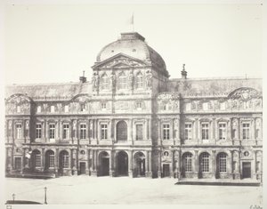 The Louvre: Pavillion of the Clock by Édouard Baldus