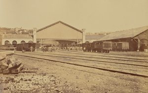 Lyon. Perrache Station by Édouard Baldus