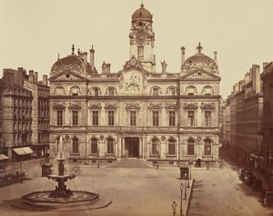 Lyon. City Hall by Édouard Baldus