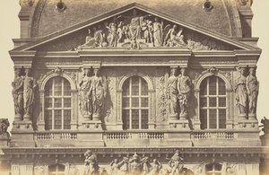 [The Second Floor of the Pavillon Richelieu, Louvre, Paris] by Édouard Baldus