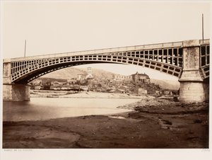 Viaduct of La Voulte by Édouard Baldus