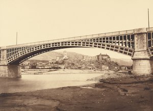 Viaduct at La Voulte by Édouard Baldus