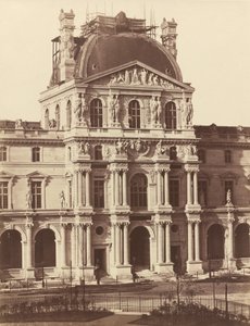 View of the Louvre by Édouard Baldus
