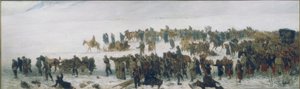 Train of the Wounded by Edouard Castres