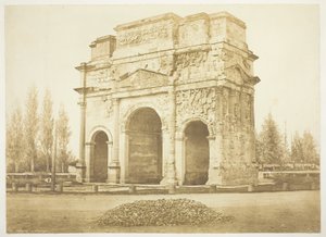 Ancient Arch in Orange by Edouard Denis Baldus