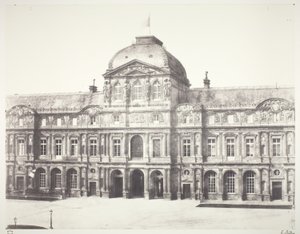 The Louvre: Pavillion of the Clock by Edouard Denis Baldus