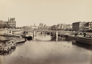 The Solferino Bridge, Paris, c. 1860