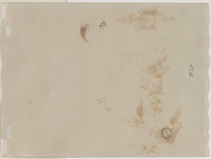 Sketch of a Man with Upraised Arm and Sketch of a Helmet, 1878