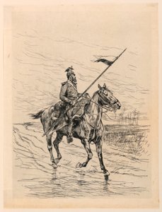 A Uhlan by Edouard Detaille