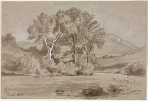 View Near Tivoli by Edouard Detaille